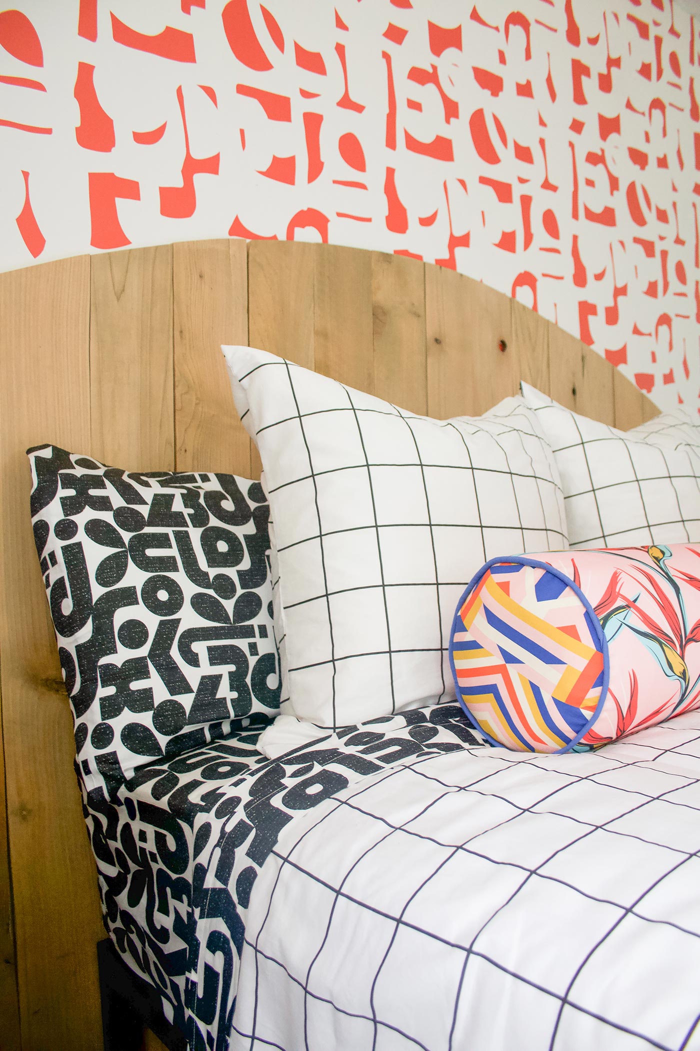 How to mix and match patterns and colors with spoonflower in the bedroom