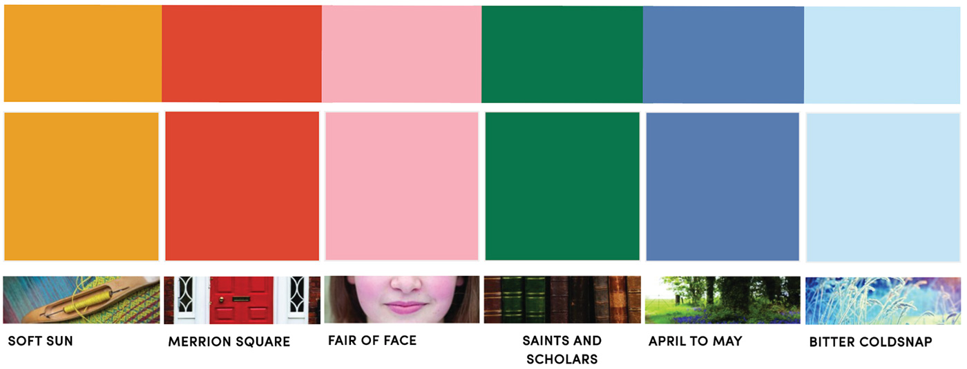 Mural-Color-Palette-Goldenrod-Tomato-Red-Pink-Emerald-Green-Periwinkle-Blue-Powder-Blue-Banyan-Bridges