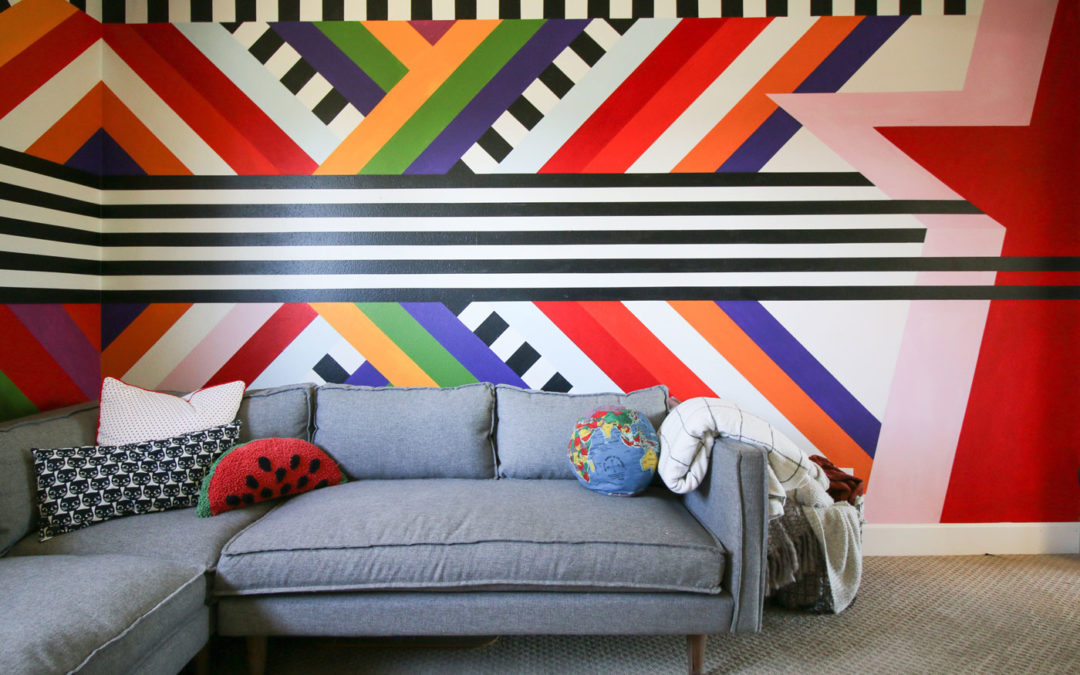 Bold Stripes And Accent Walls Banyan Bridges - How To Paint A Striped Accent Wall