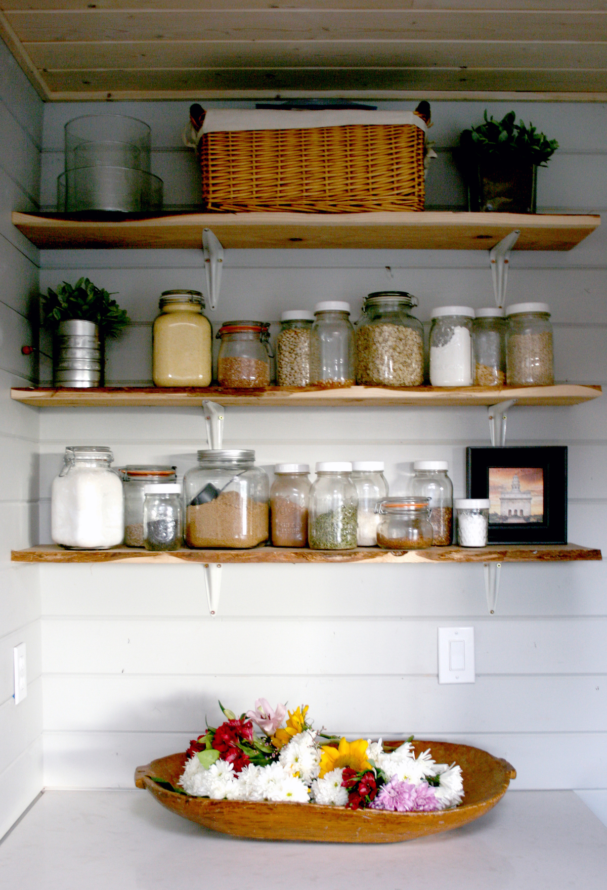 Kitchen Live Edge Floating Shelves - Banyan Bridges