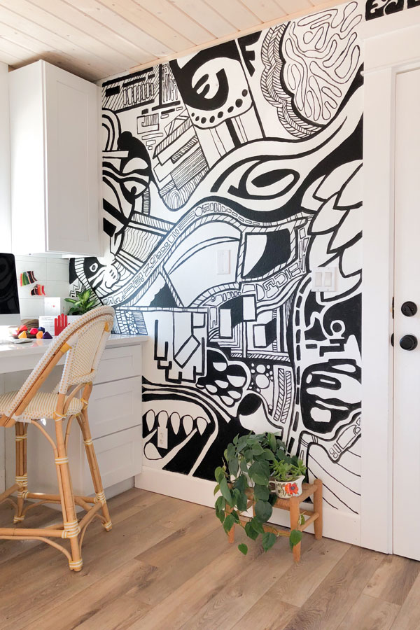 DIY Mural with the Grid Transfer Method Banyan Bridges