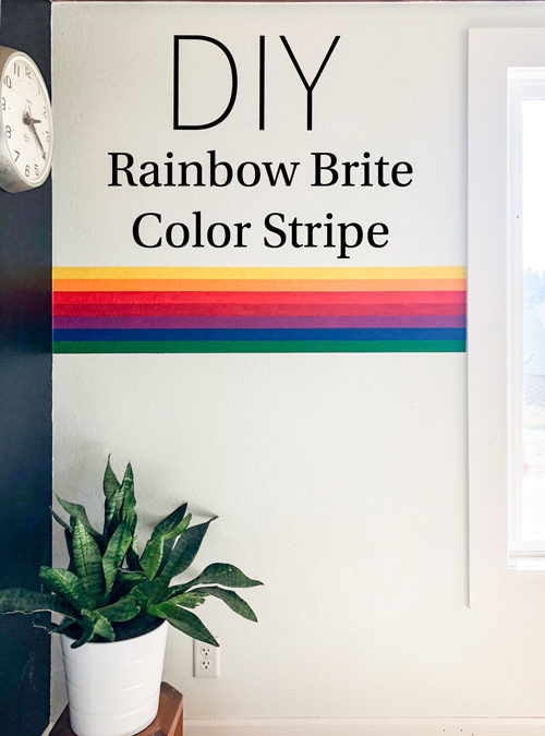 Rainbow Brite Wall Stripe