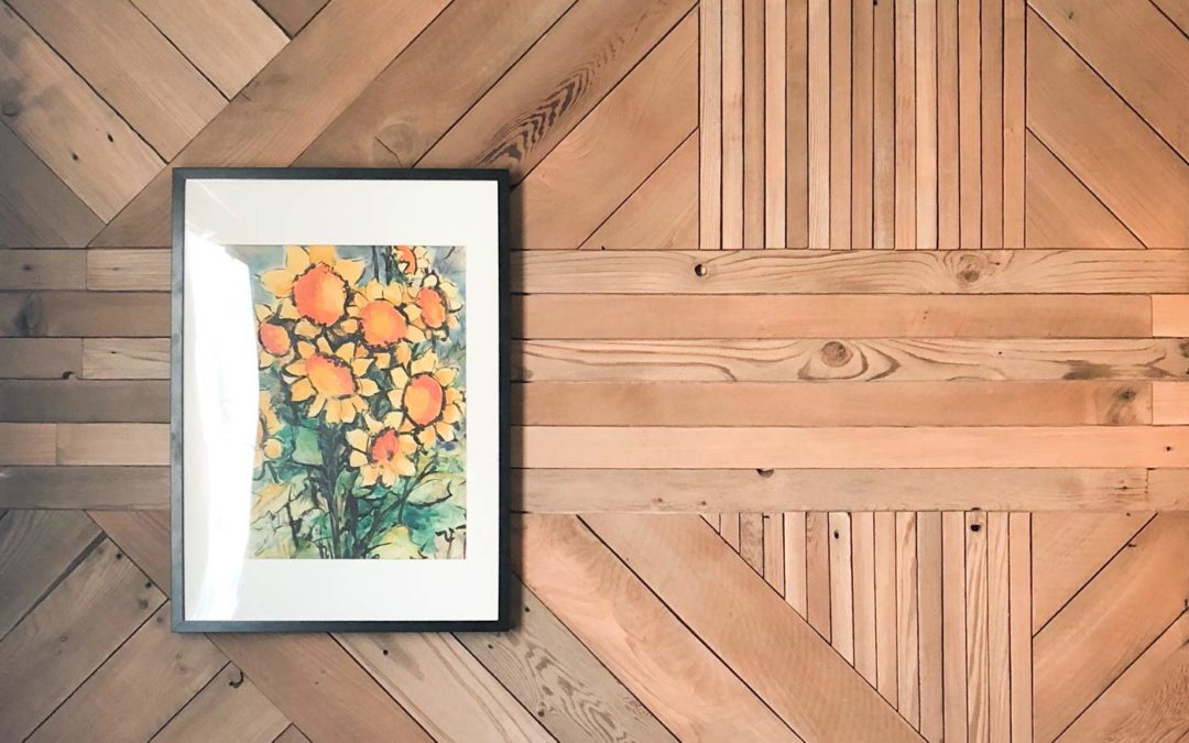 The Basics Of Building A Graphic Wood Accent Wall Banyan Bridges - Reclaimed Wood Accent Wall Diy