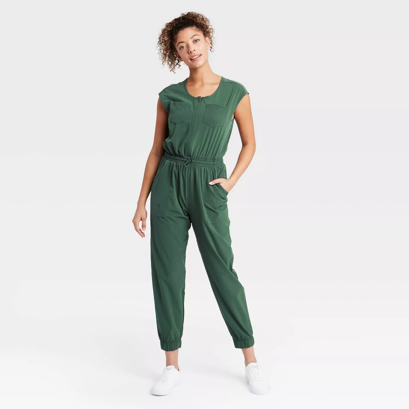 Target Women's Short Sleeve Jumpsuit All In Motion - Banyan Bridges Bold Buy