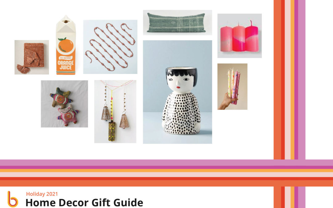Home Decor Gift Guide | Holiday 2021