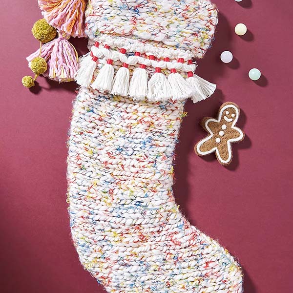 Confetti Knit Stocking