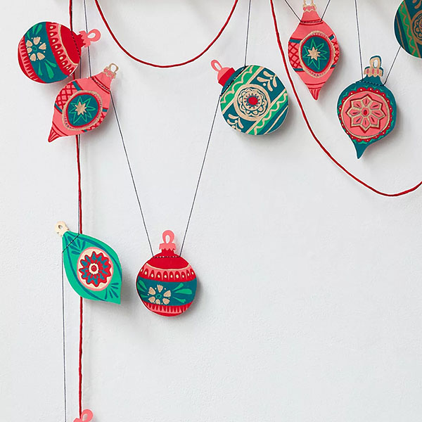 Recycled Paper Garland
