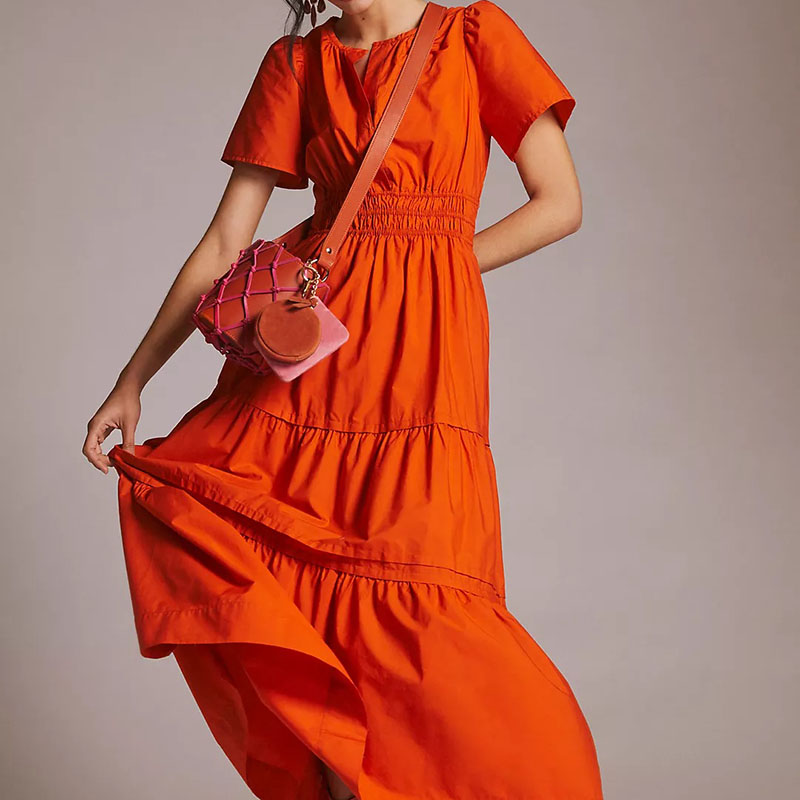 orange maxi dress banyan bridges bold buys